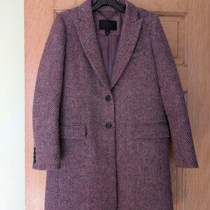 J. Crew Collection Herringbone/Tweed Irish wool coat